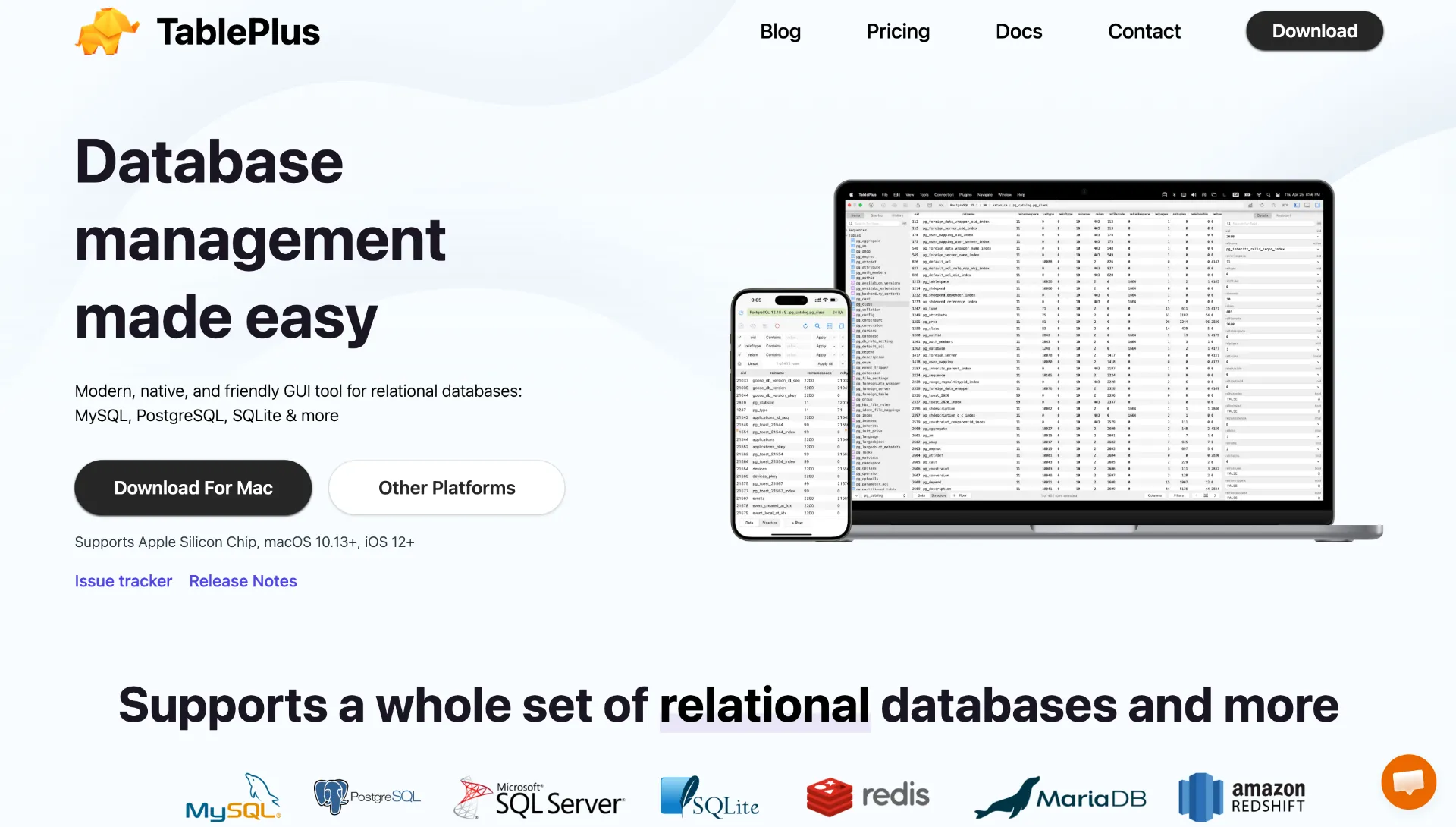 TablePlus screenshot